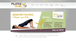 Desktop Screenshot of pilatesclub.nl