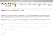 Tablet Screenshot of pilatesclub.nl